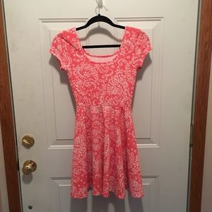 Coral dress